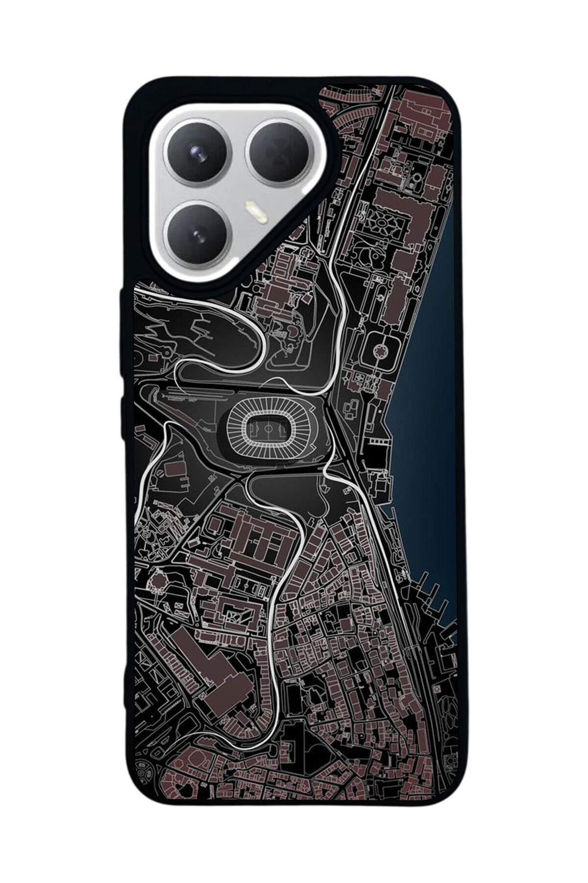 Tecno Pova 7 Pro Mat Uyumlu Siyah Kılıf – Yumuşak Silikon, Koruyucu, Şok Emici Kapak
