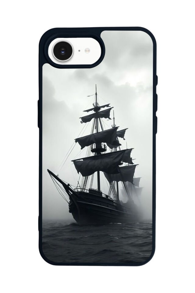 iPhone 16E Uyumlu Korsan Tasarımlı Glossy Premium Kılıf