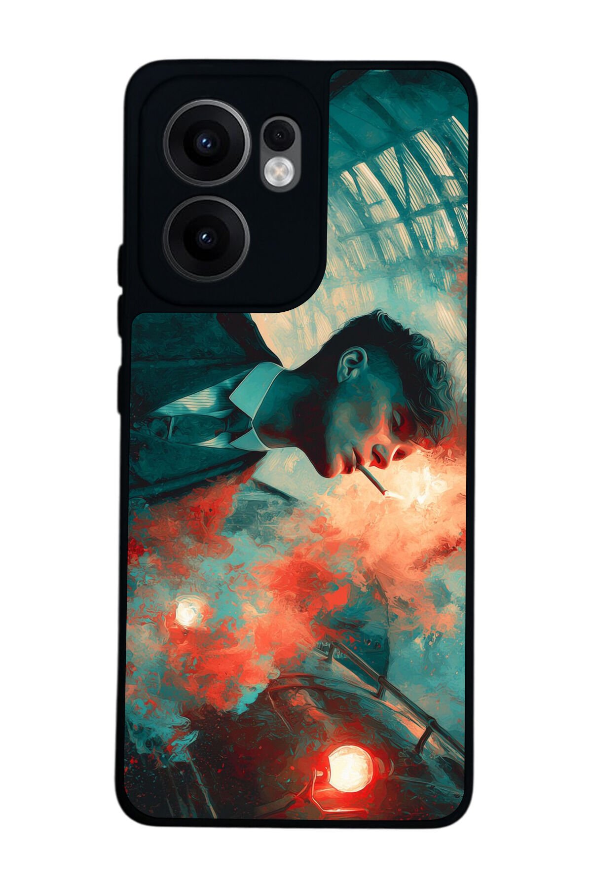 Oppo Reno 13F Uyumlu Peaky Blinders Tasarımlı Glossy Premium Kılıf