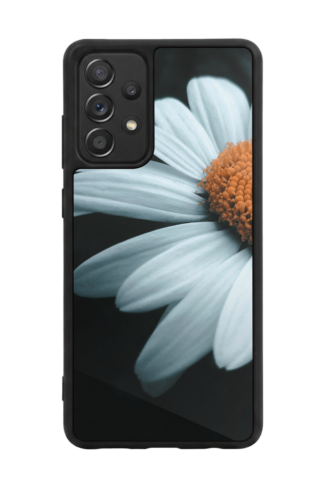 Samsung Galaxy A72 Uyumlu Cicek Tasarımlı Glossy Premium Kılıf