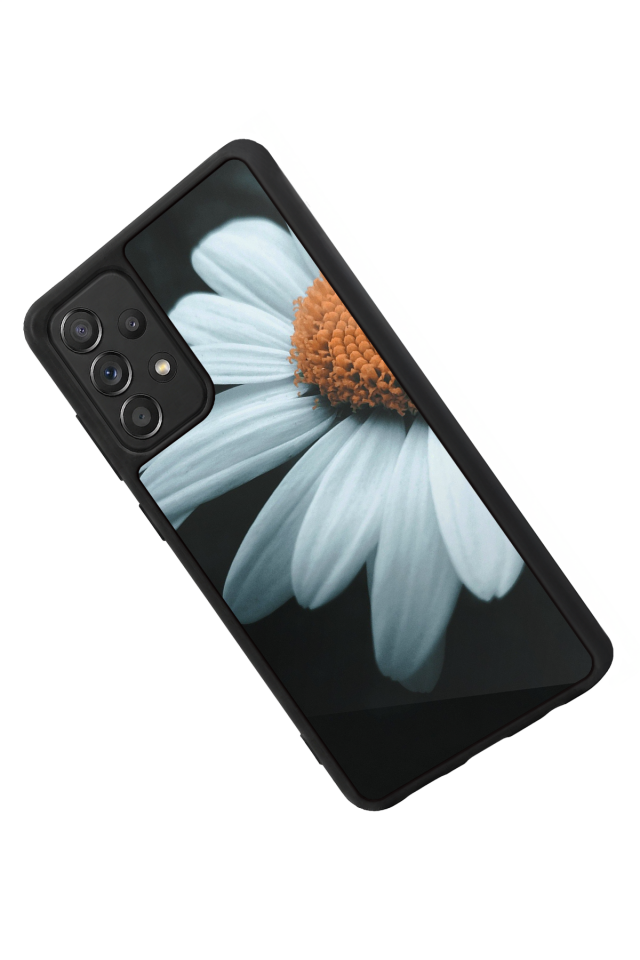 Samsung Galaxy A72 Uyumlu Cicek Tasarımlı Glossy Premium Kılıf