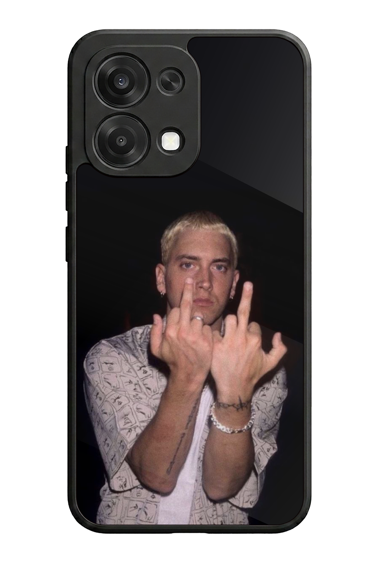 Oppo A6 Pro Uyumlu Eminem Tasarımlı Glossy Premium Kılıf