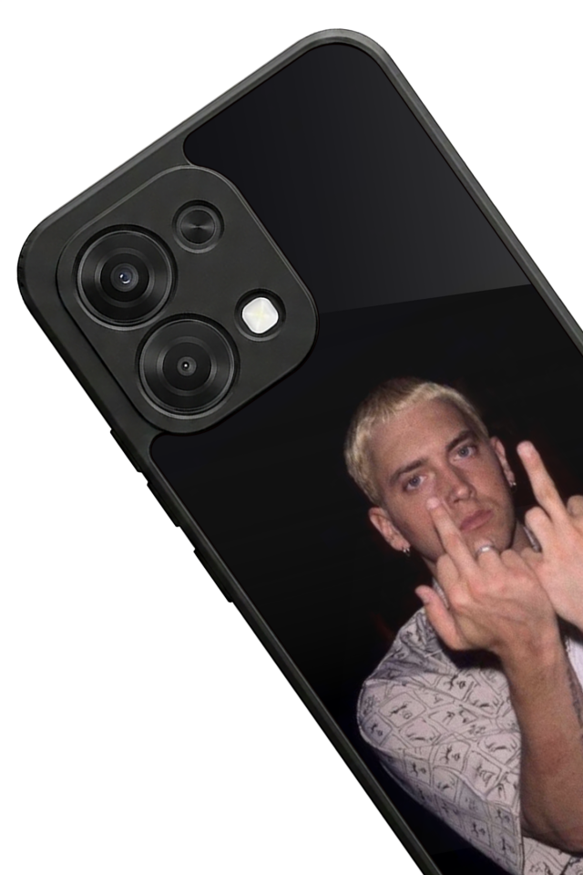 Oppo A6 Pro Uyumlu Eminem Tasarımlı Glossy Premium Kılıf