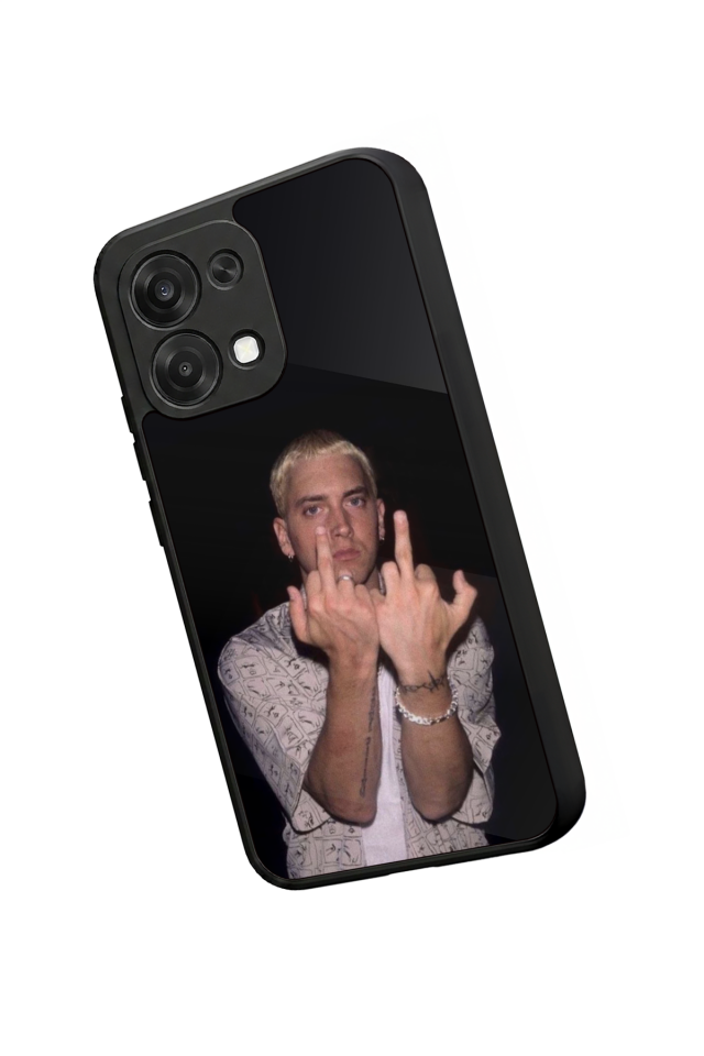 Oppo A6 Pro Uyumlu Eminem Tasarımlı Glossy Premium Kılıf