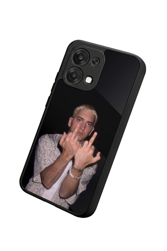 Oppo A6 Pro Uyumlu Eminem Tasarımlı Glossy Premium Kılıf