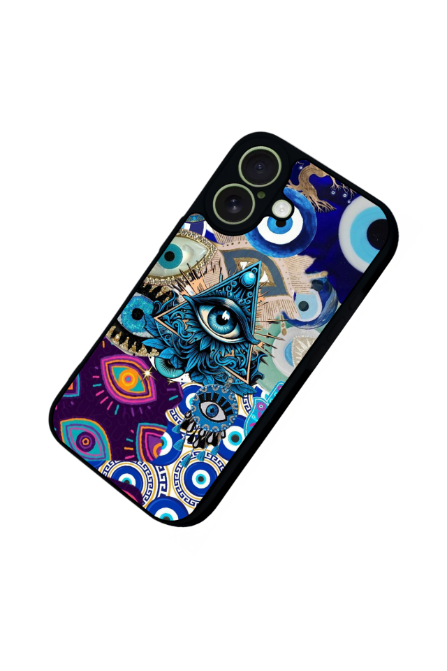 iPhone 17 Uyumlu Göz Tasarımlı Glossy Premium Kılıf