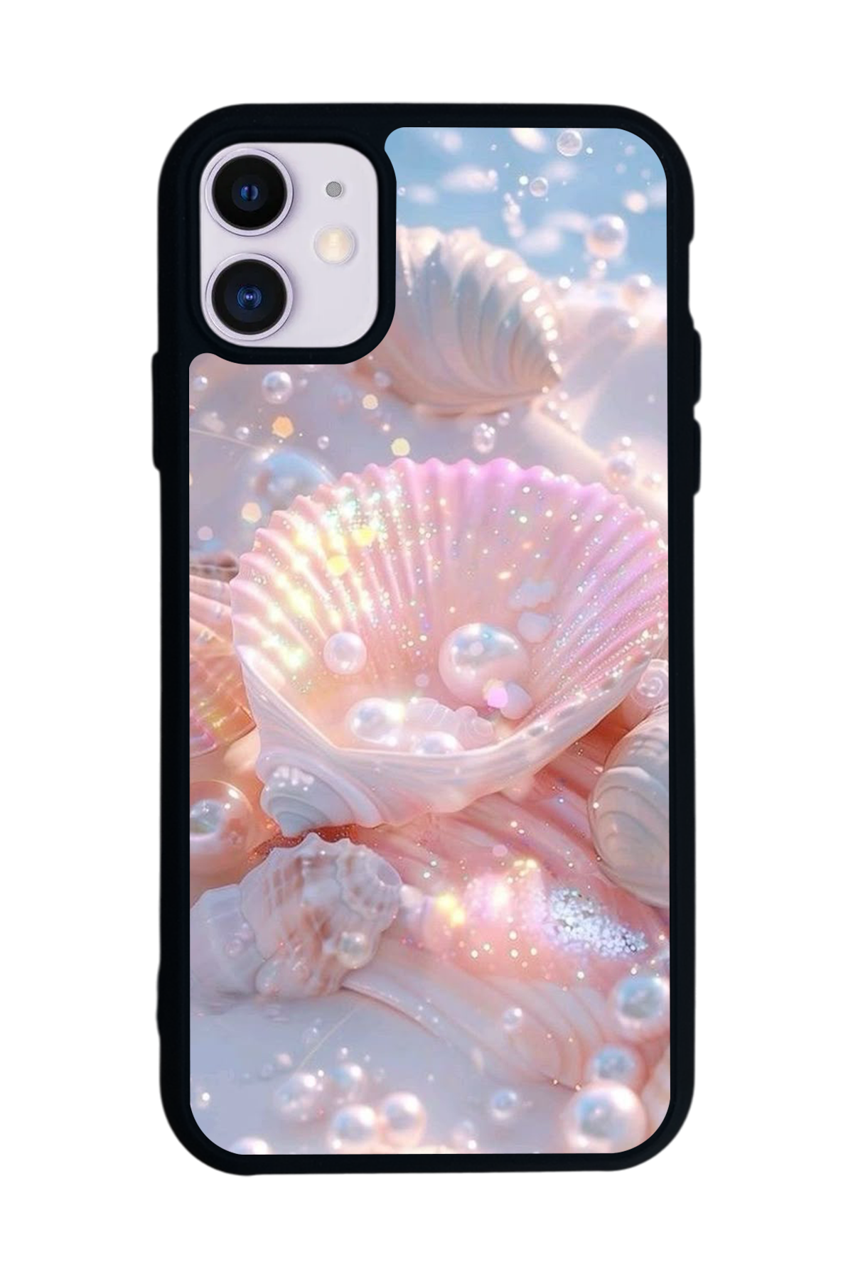 iPhone 11 Uyumlu  İnci Tasarımlı Glossy Premium Kılıf