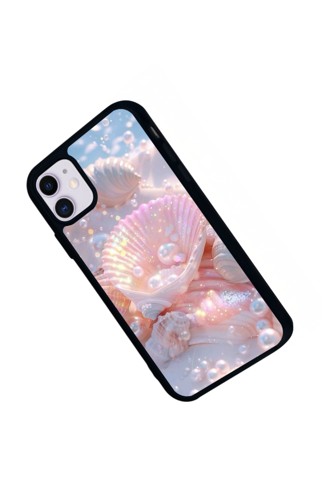 iPhone 11 Uyumlu  İnci Tasarımlı Glossy Premium Kılıf