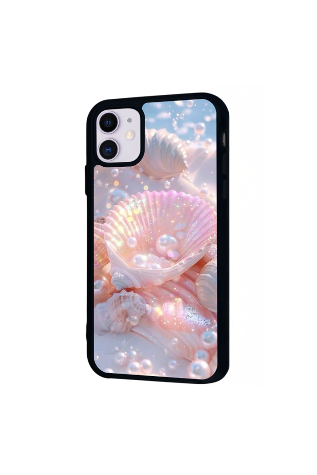 iPhone 11 Uyumlu  İnci Tasarımlı Glossy Premium Kılıf