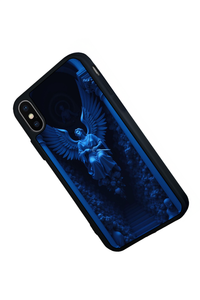 iPhone XS Max Uyumlu Melek Tasarımlı Glossy Premium Kılıf