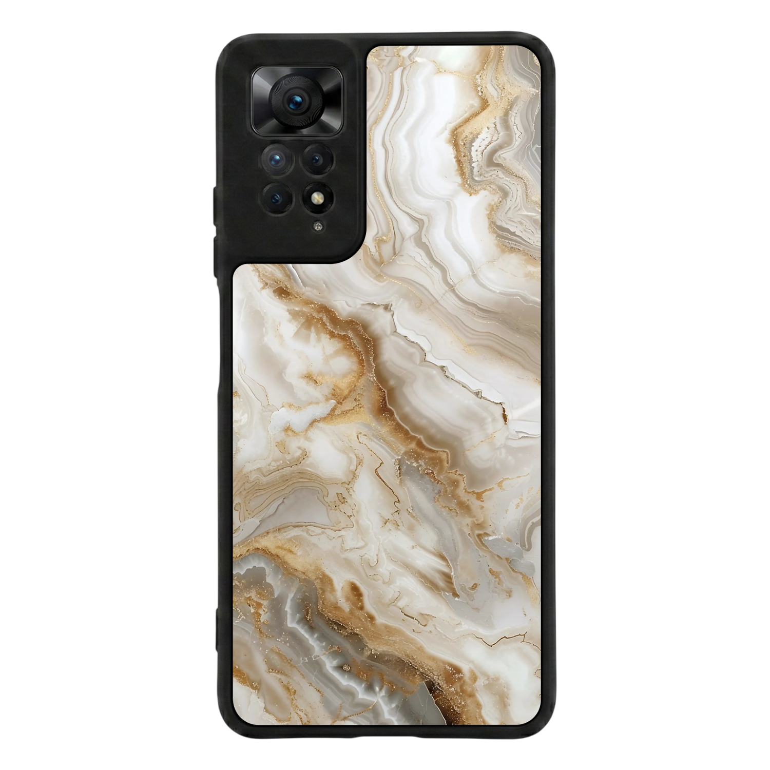 Xiaomi Redmi Note 12 Pro Uyumlu Mermer Marble Tasarımlı Glossy Premium Kılıf