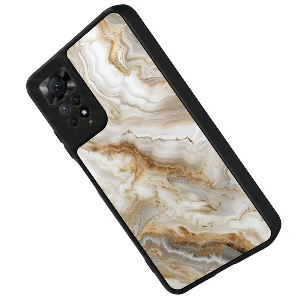 Xiaomi Redmi Note 12 Pro Uyumlu Mermer Marble Tasarımlı Glossy Premium Kılıf