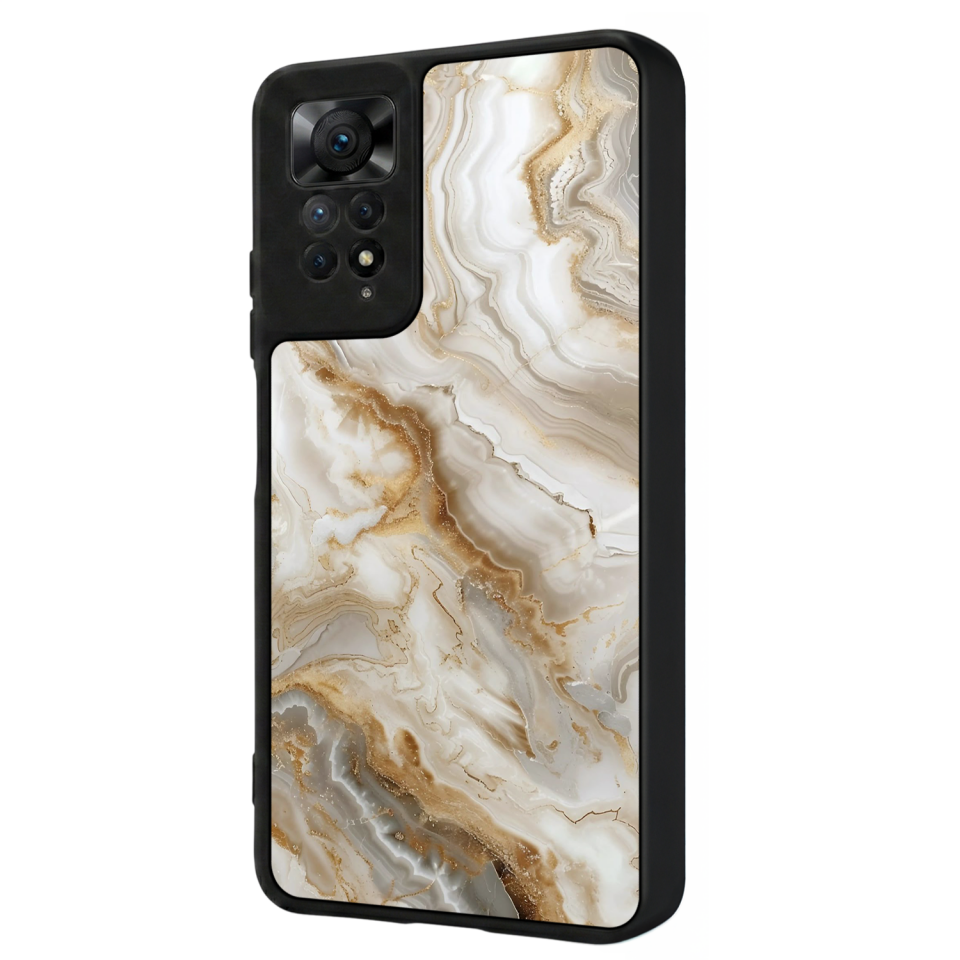 Xiaomi Redmi Note 12 Pro Uyumlu Mermer Marble Tasarımlı Glossy Premium Kılıf