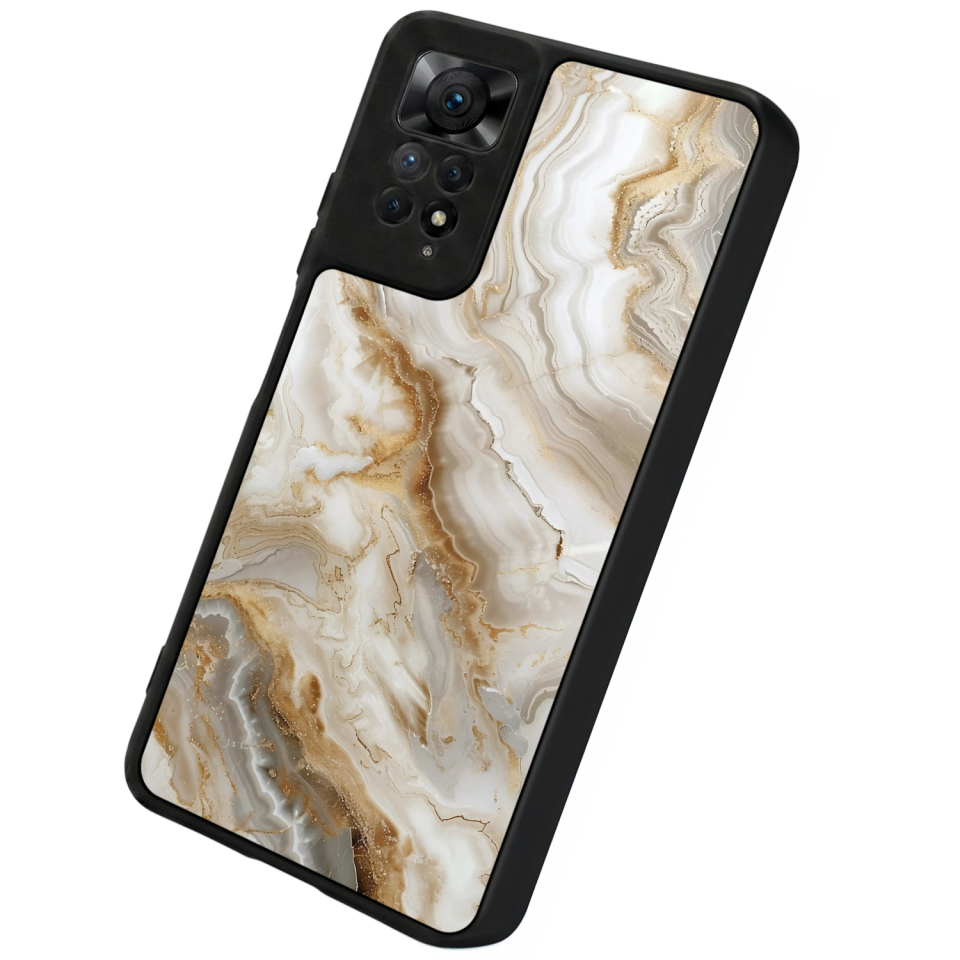 Xiaomi Redmi Note 12 Pro Uyumlu Mermer Marble Tasarımlı Glossy Premium Kılıf