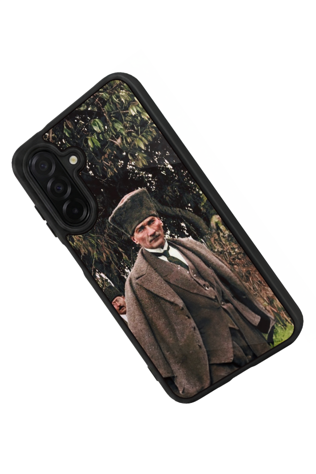 Samsung Galaxy A56 Uyumlu Mustafa Kemal Ataturk Tasarımlı Glossy Premium Kılıf