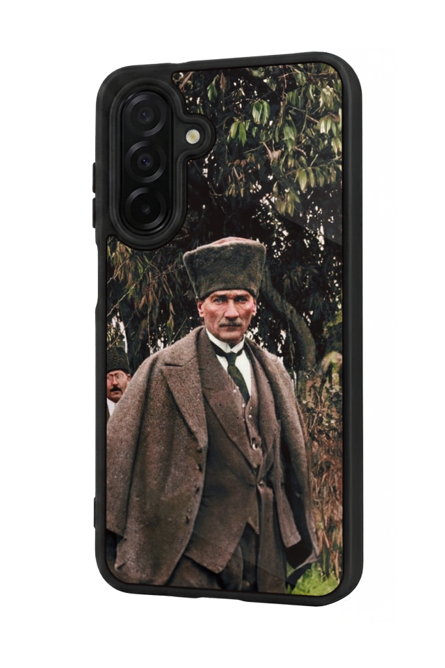 Samsung Galaxy A56 Uyumlu Mustafa Kemal Ataturk Tasarımlı Glossy Premium Kılıf