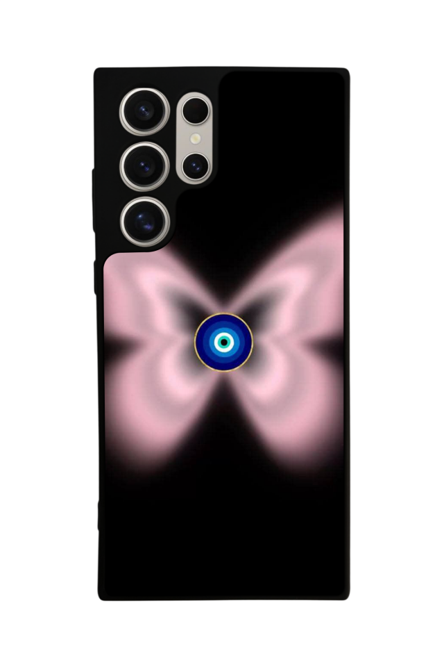 Samsung Galaxy S23 Ultra Uyumlu Nazar Tasarımlı Glossy Premium Kılıf