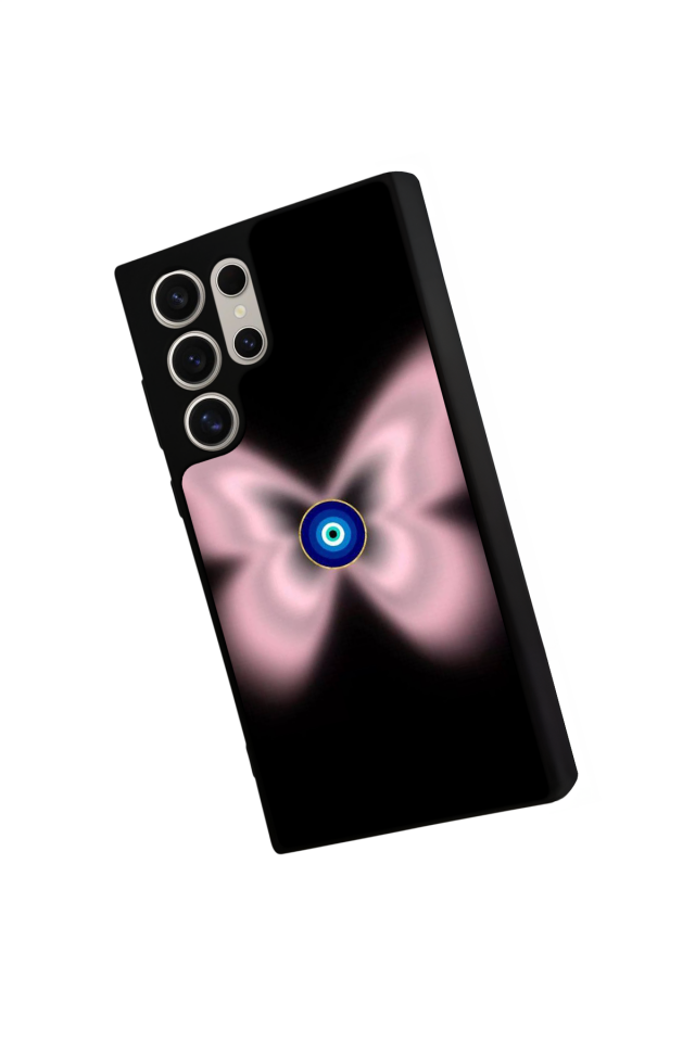 Samsung Galaxy S23 Ultra Uyumlu Nazar Tasarımlı Glossy Premium Kılıf