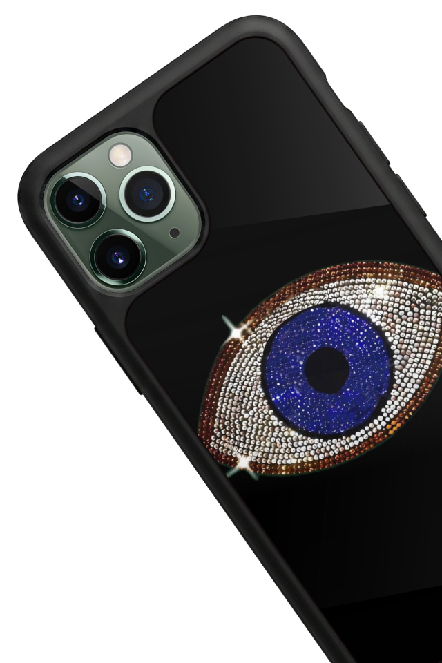 iPhone 11 Pro Uyumlu Nazar Tasarımlı Glossy Premium Kılıf