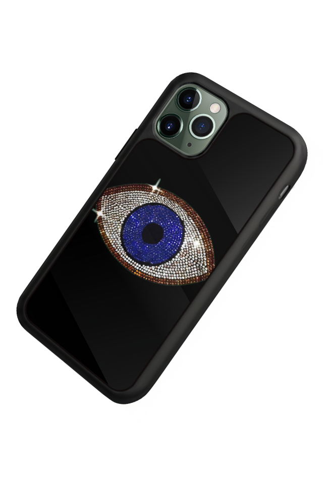 iPhone 11 Pro Uyumlu Nazar Tasarımlı Glossy Premium Kılıf