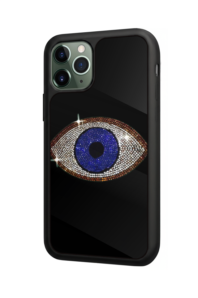 iPhone 11 Pro Uyumlu Nazar Tasarımlı Glossy Premium Kılıf