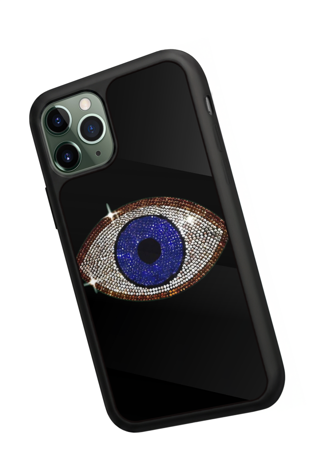 iPhone 11 Pro Uyumlu Nazar Tasarımlı Glossy Premium Kılıf