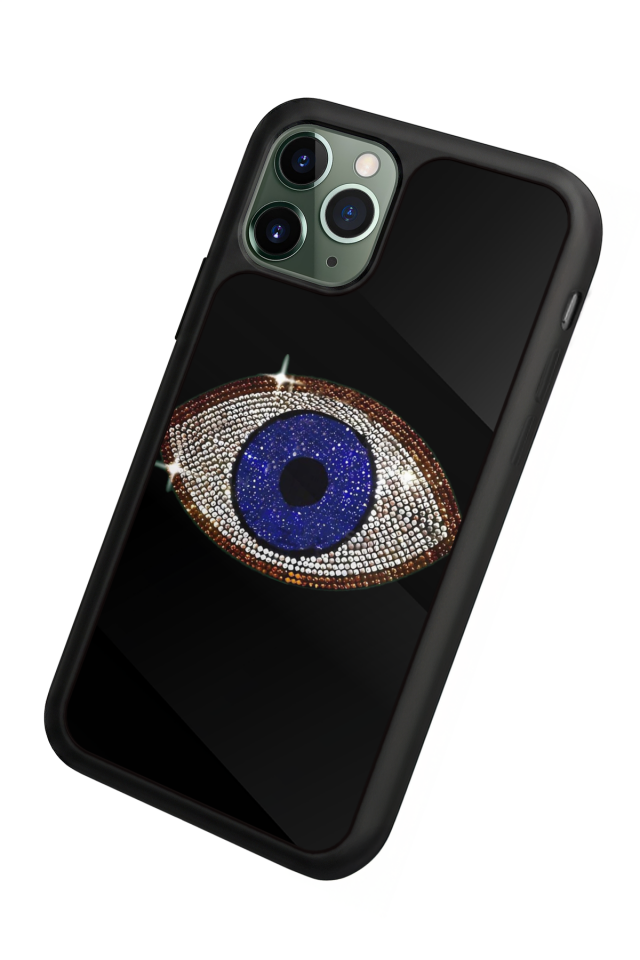 iPhone 11 Pro Uyumlu Nazar Tasarımlı Glossy Premium Kılıf