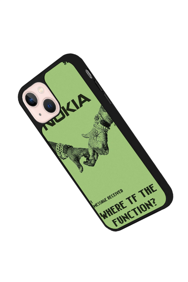 iPhone 15 Plus Uyumlu Nokia Tasarımlı Glossy Premium Kılıf