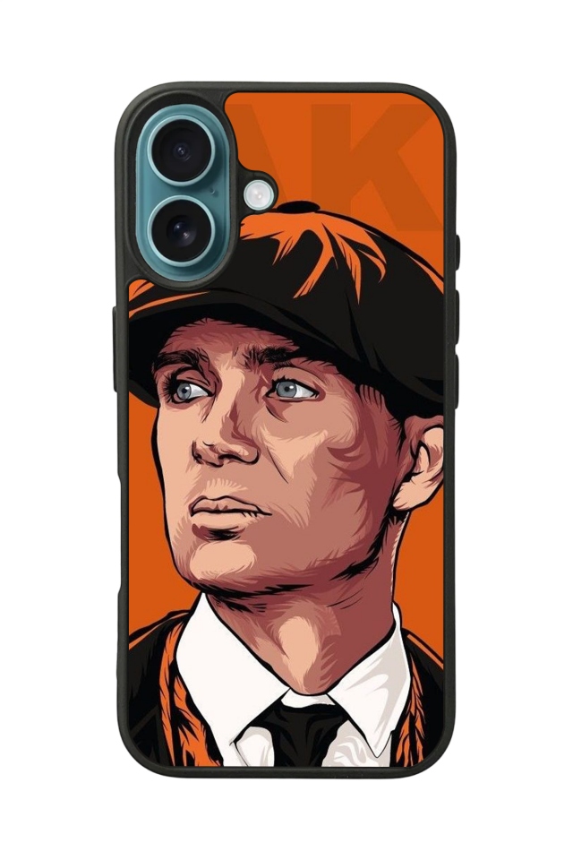 iPhone 16 Uyumlu Peaky Blinders Tasarımlı Glossy Premium Kılıf
