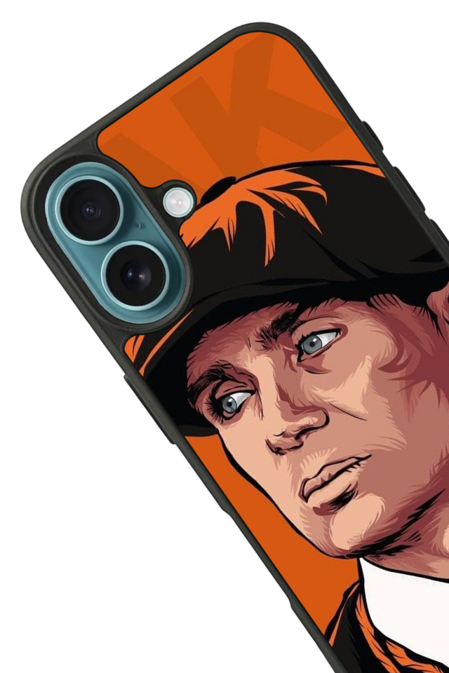 iPhone 16 Uyumlu Peaky Blinders Tasarımlı Glossy Premium Kılıf