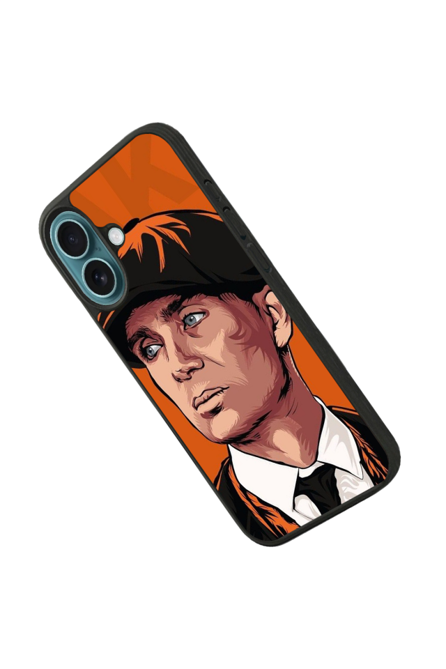 iPhone 16 Uyumlu Peaky Blinders Tasarımlı Glossy Premium Kılıf