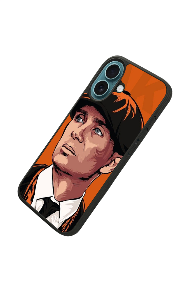 iPhone 16 Uyumlu Peaky Blinders Tasarımlı Glossy Premium Kılıf