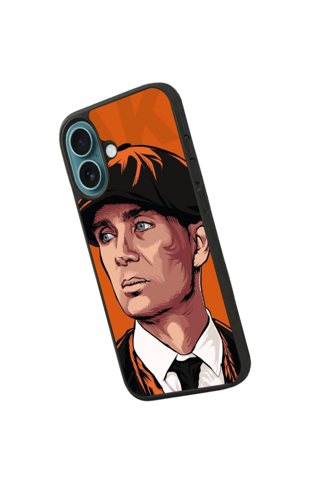 iPhone 16 Uyumlu Peaky Blinders Tasarımlı Glossy Premium Kılıf