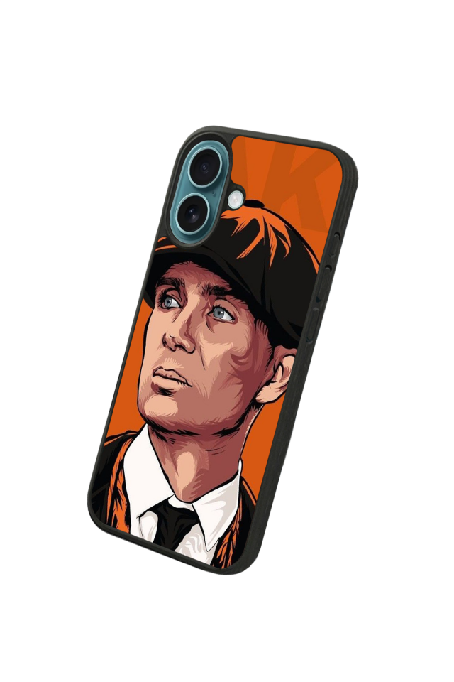iPhone 16 Uyumlu Peaky Blinders Tasarımlı Glossy Premium Kılıf