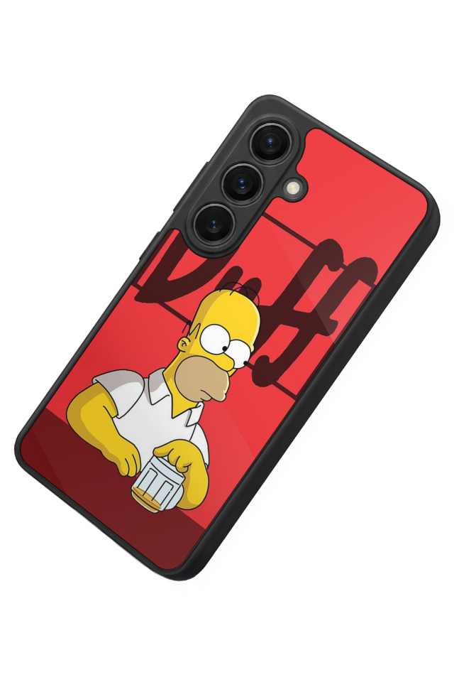Samsung Galaxy S26 Uyumlu The Simpsons Tasarımlı Glossy Premium Kılıf