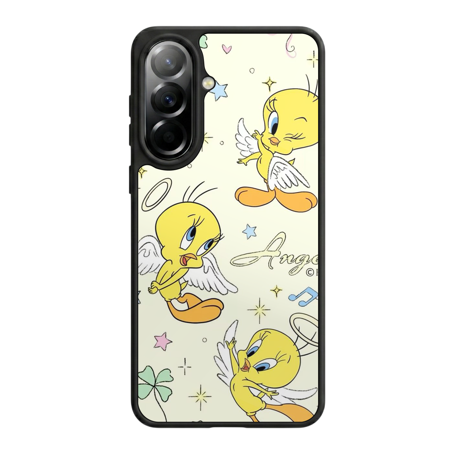 Samsung Galaxy A37 Uyumlu Tweety Tasarımlı Glossy Premium Kılıf
