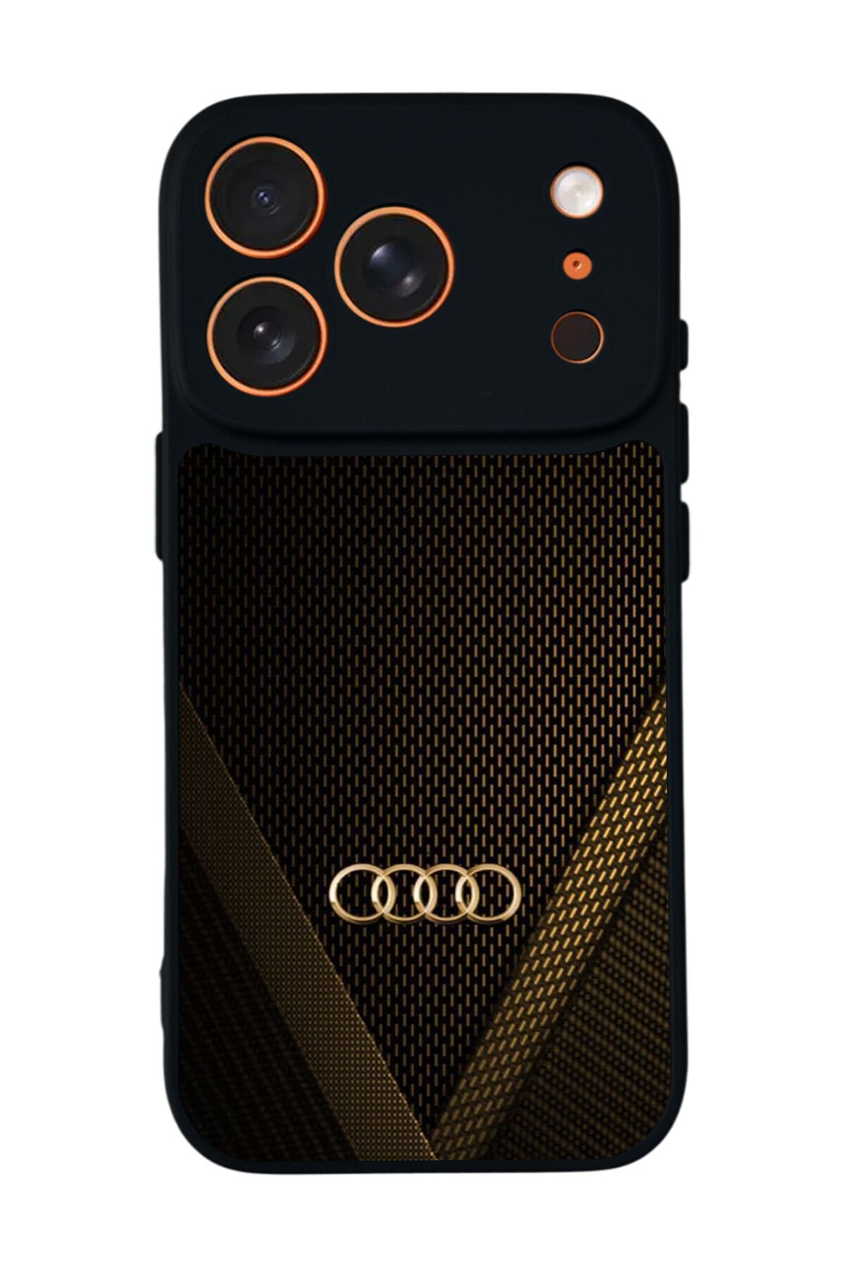 iPhone 17 Pro Uyumlu Audi Tasarımlı Glossy Premium Kılıf