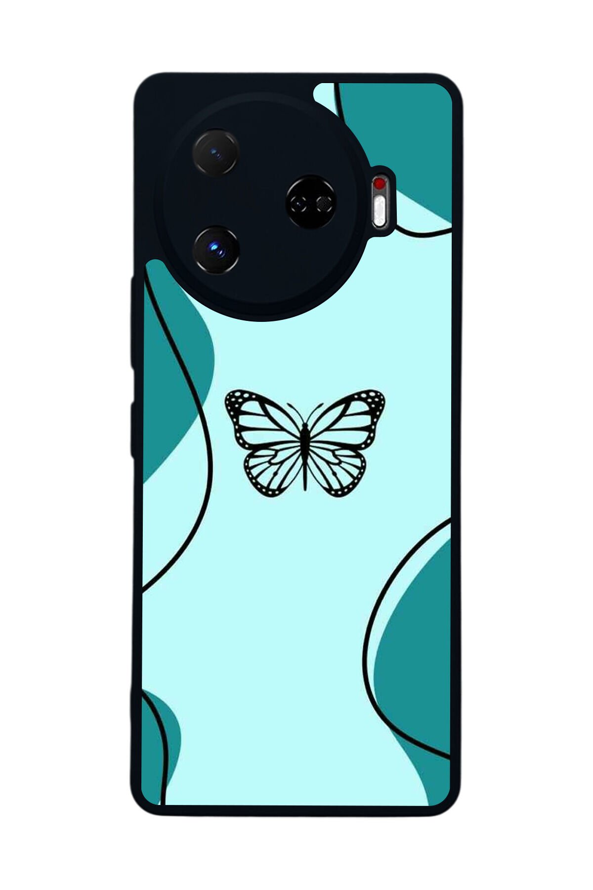 Tecno Camon 30 Pro Uyumlu Kelebek Tasarımlı Glossy Premium Kılıf