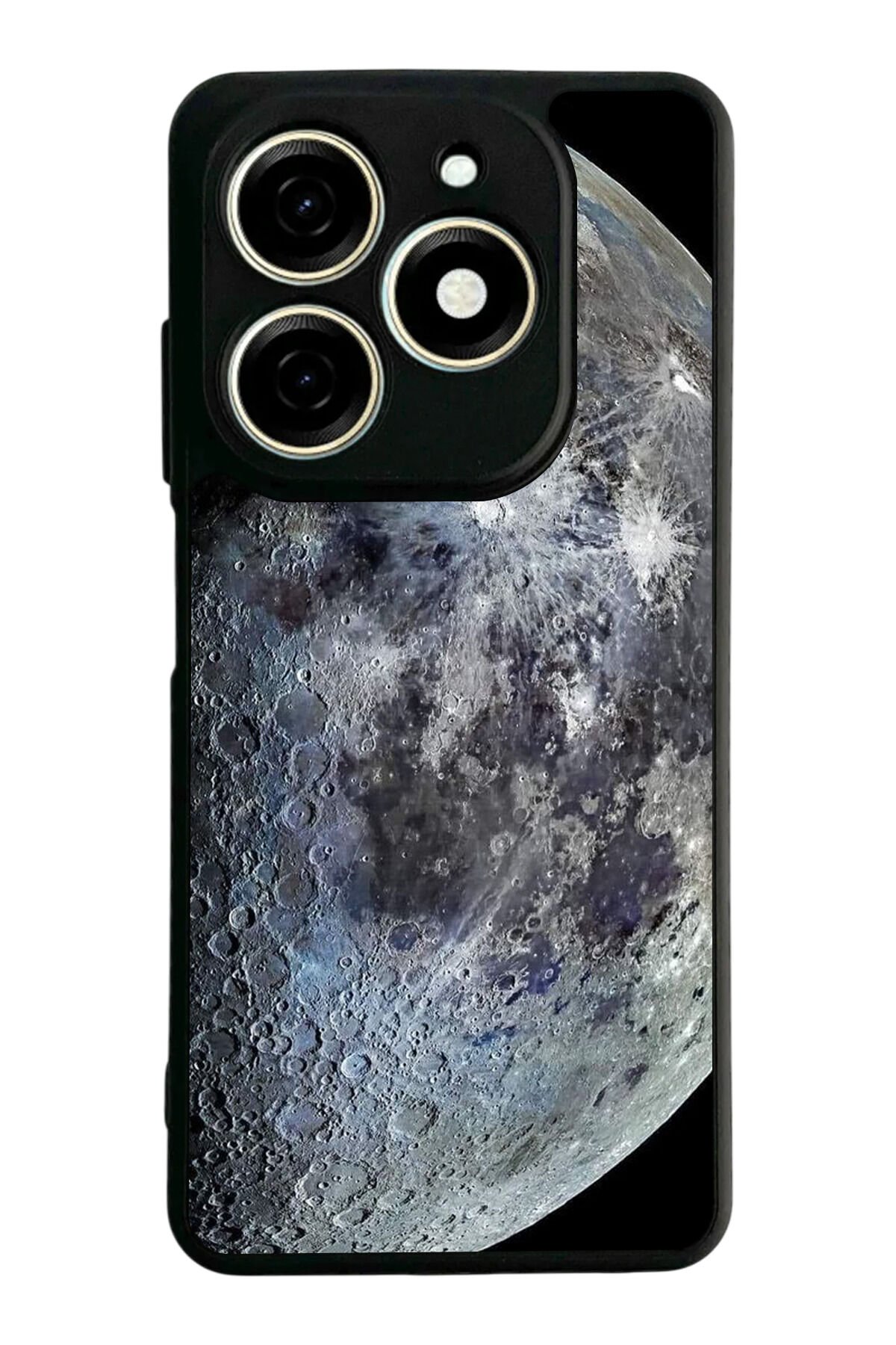 Infınıx Smart 8 Pro Uyumlu Ay Tasarımlı Glossy Premium Kılıf