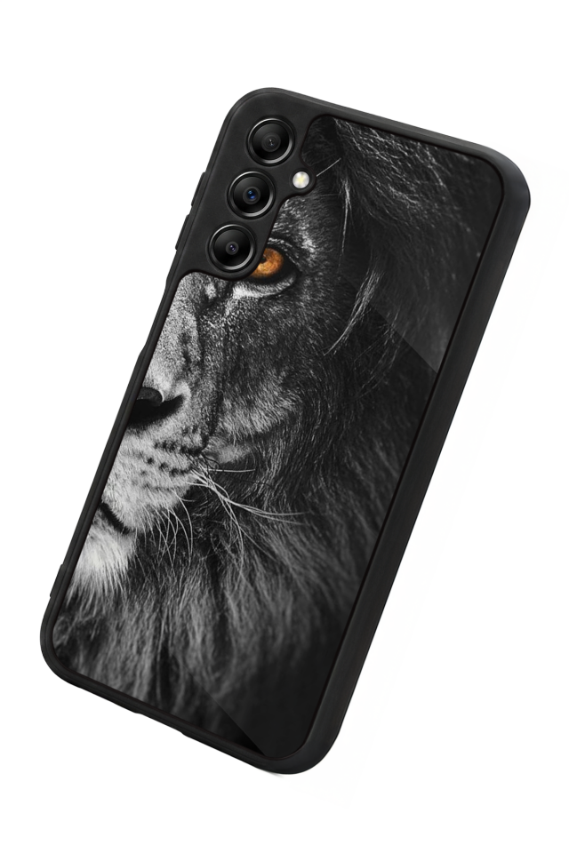 Samsung Galaxy A14 Uyumlu Aslan Tasarımlı Glossy Premium Kılıf