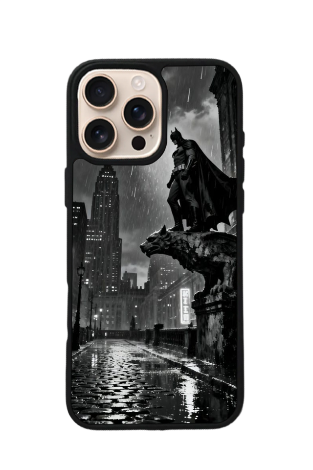 iPhone 14 Pro Max Uyumlu Batman Tasarımlı Glossy Premium Kılıf
