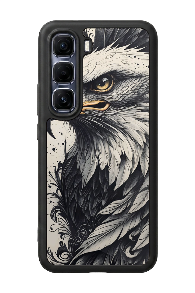 Infinix Hot 60 Pro Plus Uyumlu Besiktas Tasarımlı Glossy Premium Kılıf