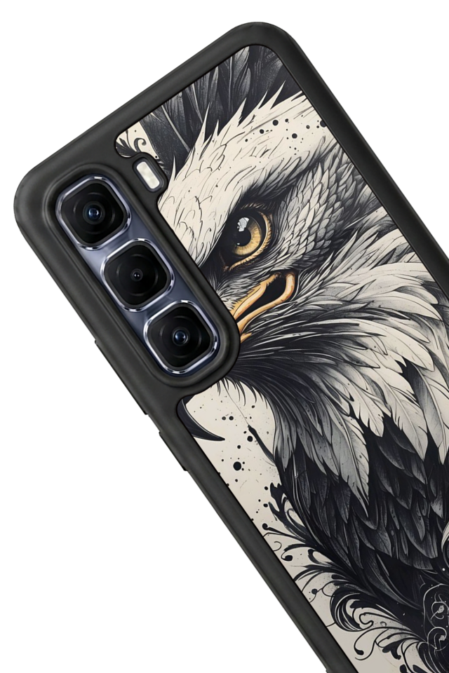 Infinix Hot 60 Pro Plus Uyumlu Besiktas Tasarımlı Glossy Premium Kılıf