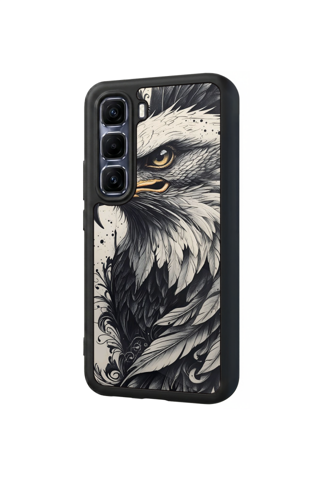 Infinix Hot 60 Pro Plus Uyumlu Besiktas Tasarımlı Glossy Premium Kılıf