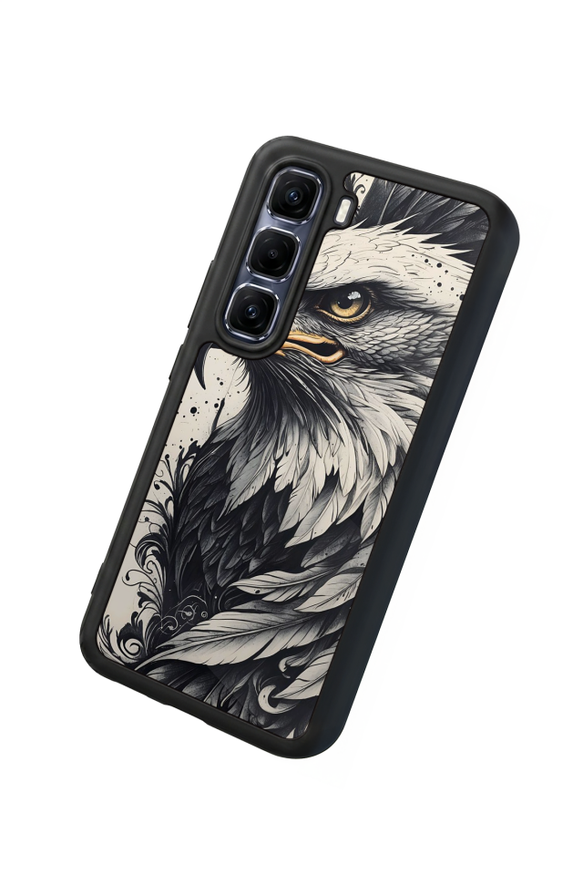 Infinix Hot 60 Pro Plus Uyumlu Besiktas Tasarımlı Glossy Premium Kılıf