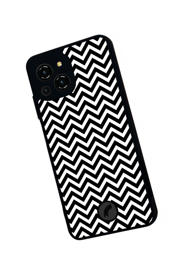 Reeder S23 Pro Max Uyumlu Çizgi Sanatı Tasarımlı Glossy Premium Kılıf