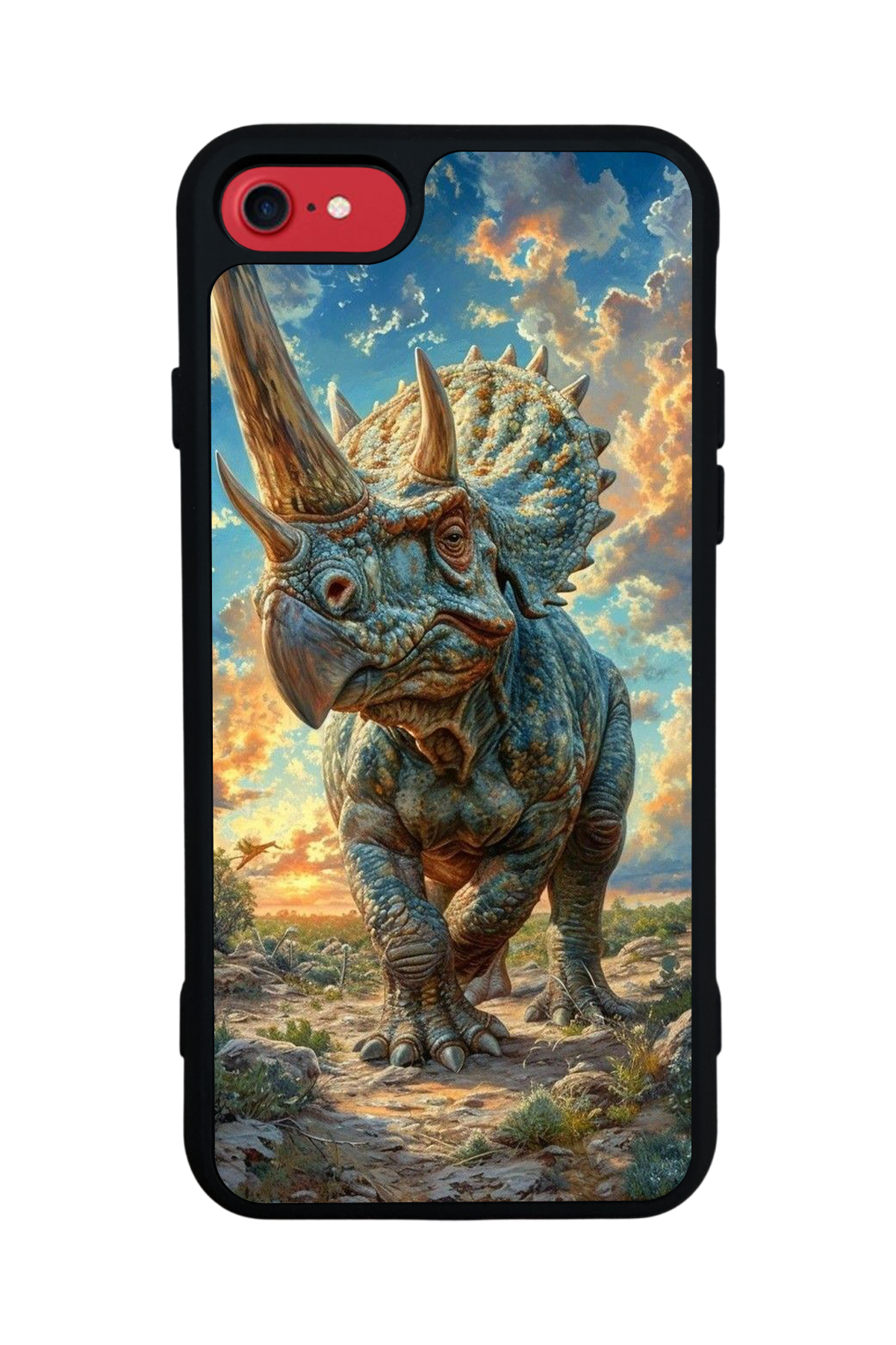 iPhone 7 Uyumlu Dinazor Tasarımlı Glossy Premium Kılıf