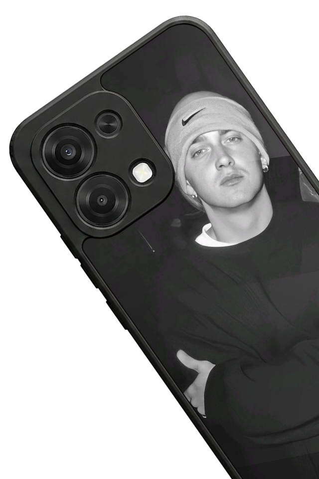 Oppo A6 Pro Uyumlu Eminem Tasarımlı Glossy Premium Kılıf