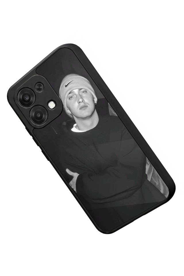 Oppo A6 Pro Uyumlu Eminem Tasarımlı Glossy Premium Kılıf
