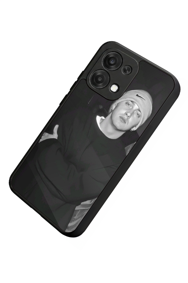 Oppo A6 Pro Uyumlu Eminem Tasarımlı Glossy Premium Kılıf